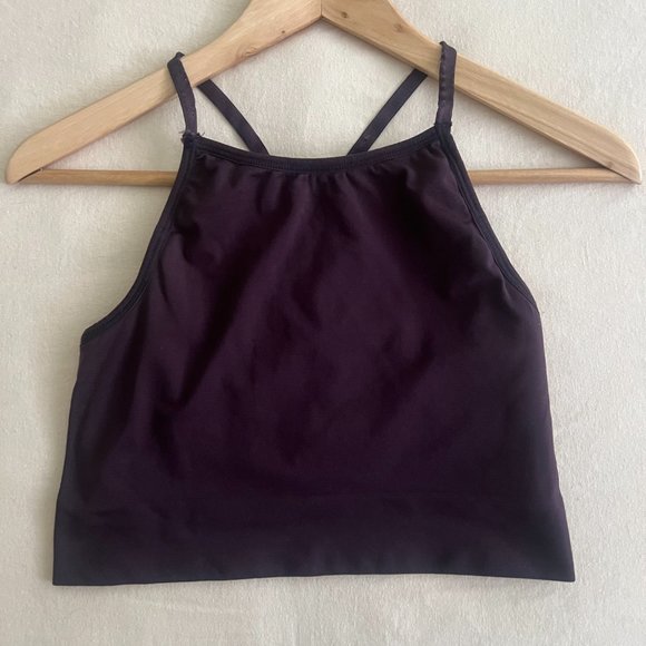 Athleta Eagle Pose Bra/Bralette Wild Raisin Size S - Picture 4 of 6